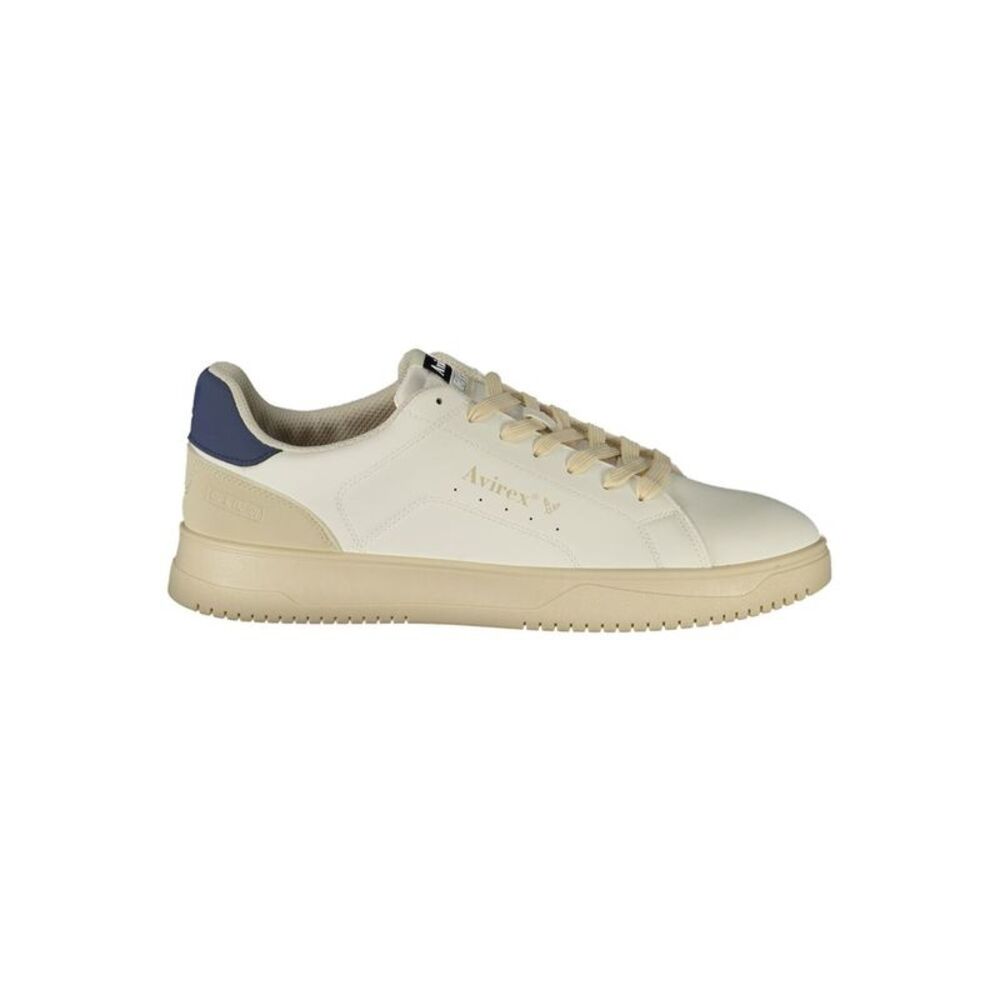 Avirex Bianco Polyurethane Uomo Men's Sneaker